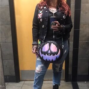 2 sided Love, Pain, and Stitches bag